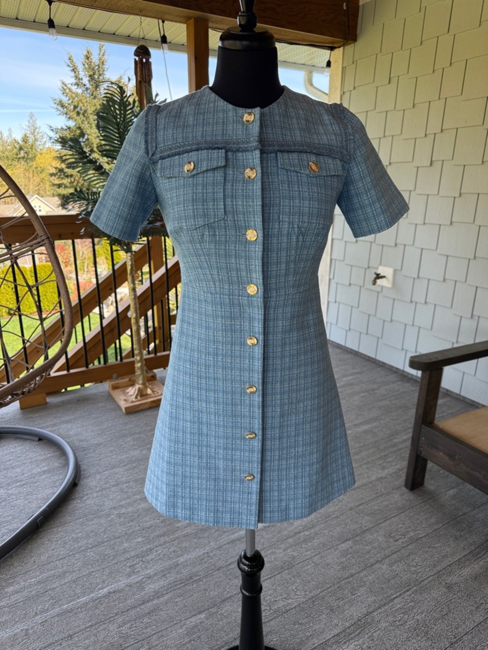 Sandro | Tweed Narissa Dress - Picture 4 of 10